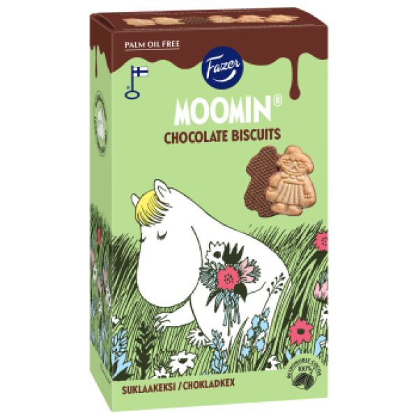 Fazer Moomin Schokoladen Kekse 175g